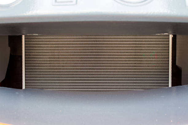 istock The radiator of forklift 956709558