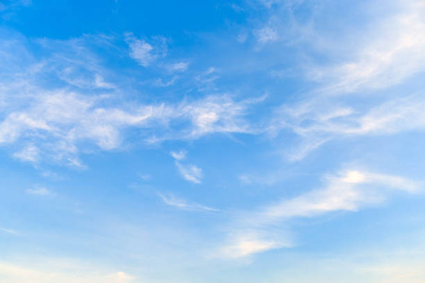 A beautiful clouds on a bright sky. A beautiful cirrostratus clouds on a bright sky. cirrus stock pictures, royalty-free photos & images