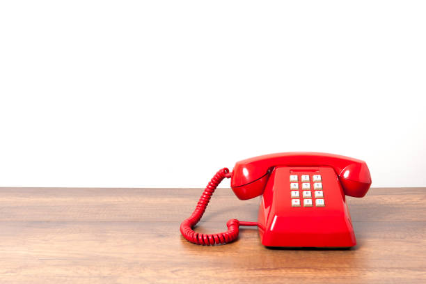 istock Retro red telephone 956721166