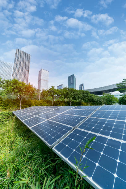 istock Solar Power Plant in modern city 956737124