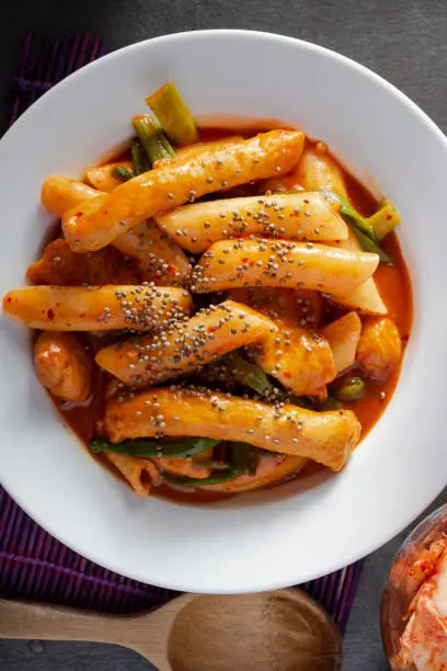 Tteokbokki - Rice Cake with hot and spicy sauce
