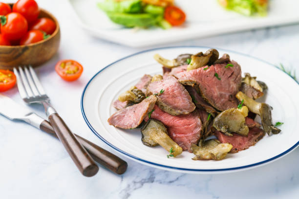 Sliced steak Ribeye