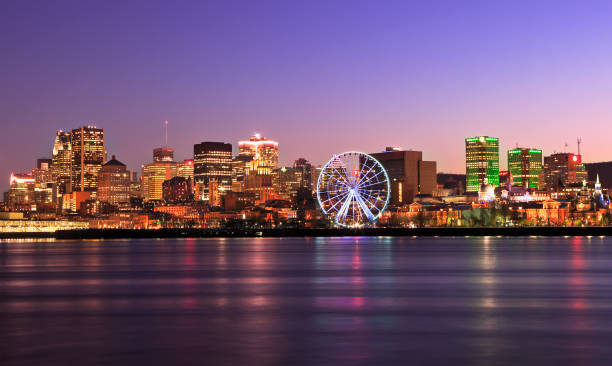 istock Montreal skyline reflections in Saint Lawrence River 956766122