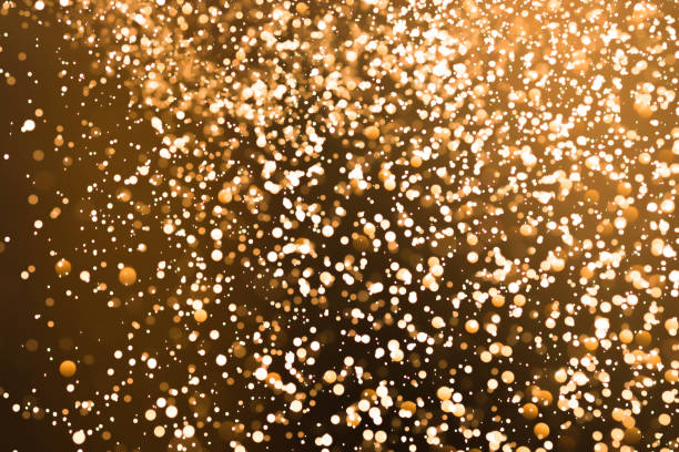 istock Christmas blur bokeh background texture abstract light glittering stars on bokeh. glitter vintage lights background 956770120