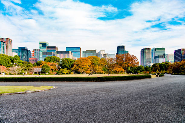 This photograph was taken on a beautiful sunny day in September of 2007.  The Tokyo Imperial Palace is essentially the primary residence of the Emperor of Japan. \n It is located in the Chiyoda ward of Tokyo and is a prominent landmark in Japan.