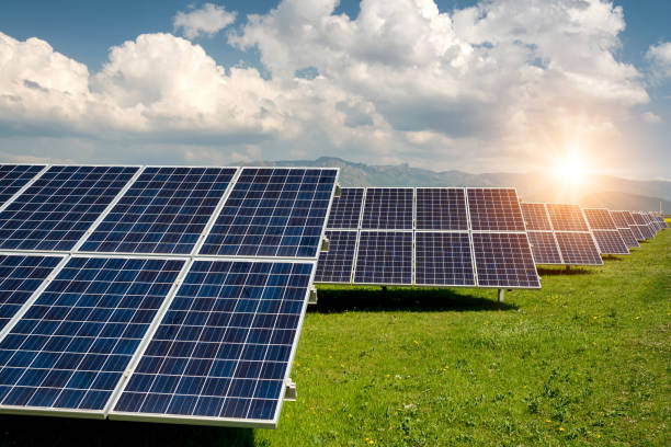 istock Solar panels, photovoltaic - alternative electricity source 956782202