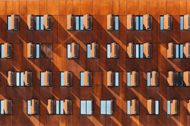 Detail of modern architecture building