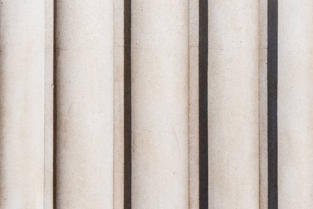 istock Detail of fluting running vertically on a classical column 956788690