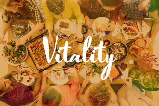 Healthy, vegan food