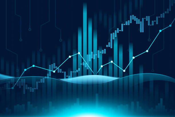 istock Stock market or forex trading graph in graphic concept 956804174
