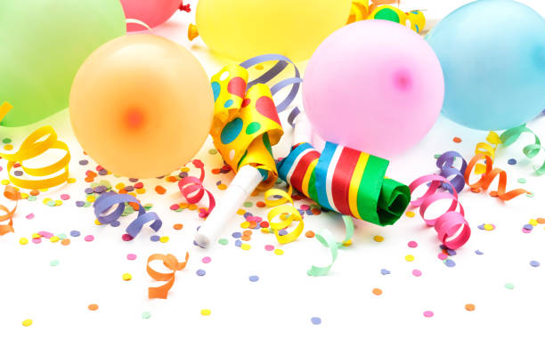 istock Birthday arrangement on white. 956810338