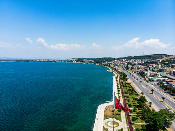 istock Aerial View of Aliaga Coast 956814078