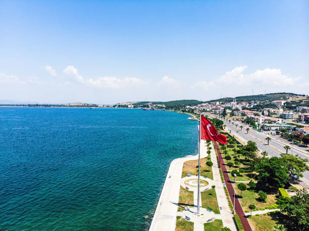 istock Aerial View of Aliaga Coast 956814258
