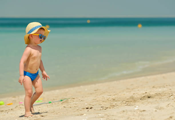 istock Toddler boy on beach 956815446