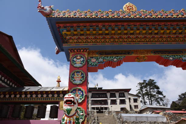 istock Archway of Tengboche Monastery, Nepal 956819564