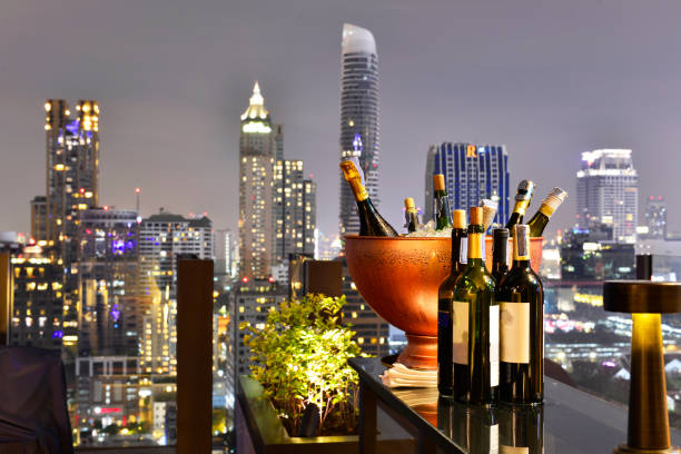 istock Bangkok city view point from rooftop bar 956820758