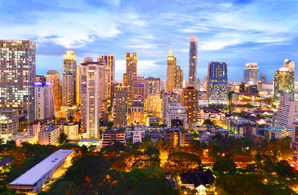 istock City and office building lights night view 956825414