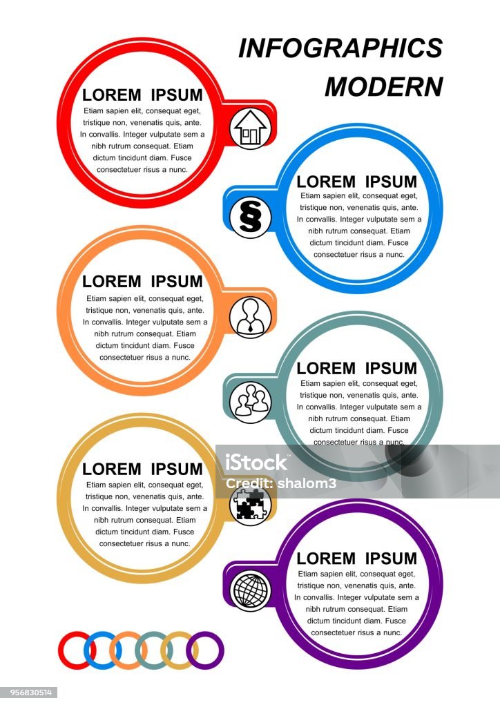 Visual Process Inforgraphic Infographic Process Visualization Template Abstract Vector With ...