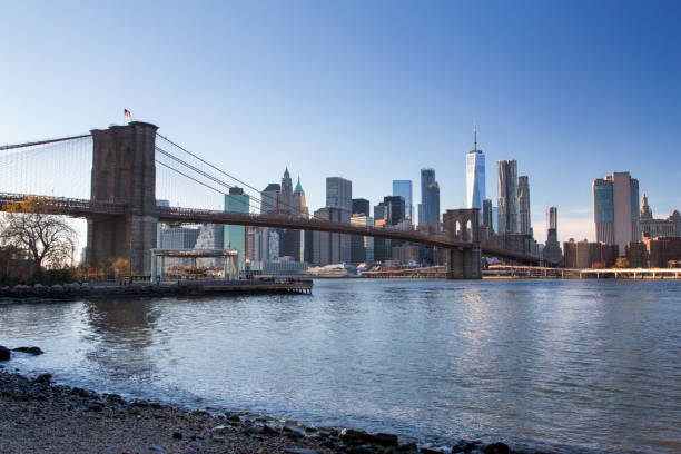 istock New York, Lower Manhattan skyline with Brooklyn Bridge 956840872