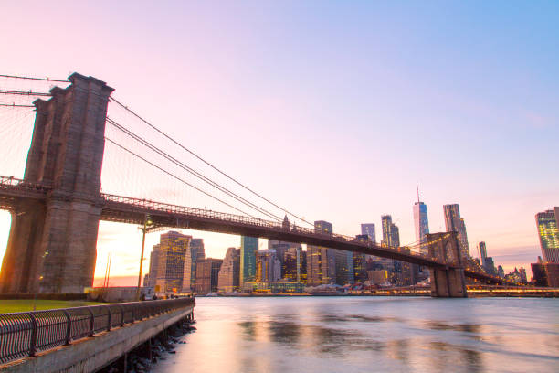istock New York, Lower Manhattan skyline with Brooklyn Bridge 956840988