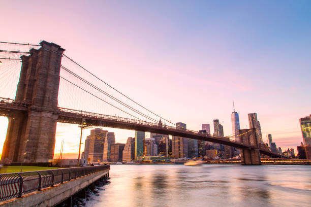 istock New York, Lower Manhattan skyline with Brooklyn Bridge 956841392