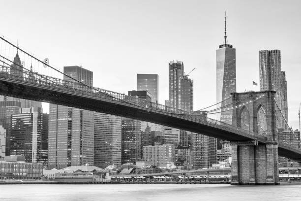 istock New York, Lower Manhattan skyline with Brooklyn Bridge 956841698