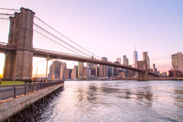 istock New York, Lower Manhattan skyline with Brooklyn Bridge 956841810