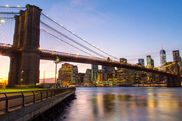 istock New York, Lower Manhattan skyline with Brooklyn Bridge 956841852