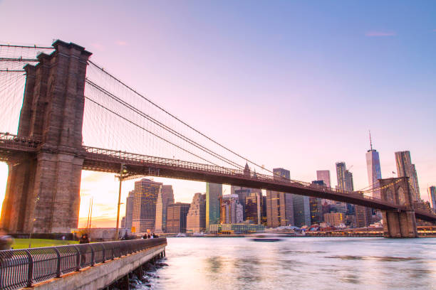 istock New York, Lower Manhattan skyline with Brooklyn Bridge 956845014