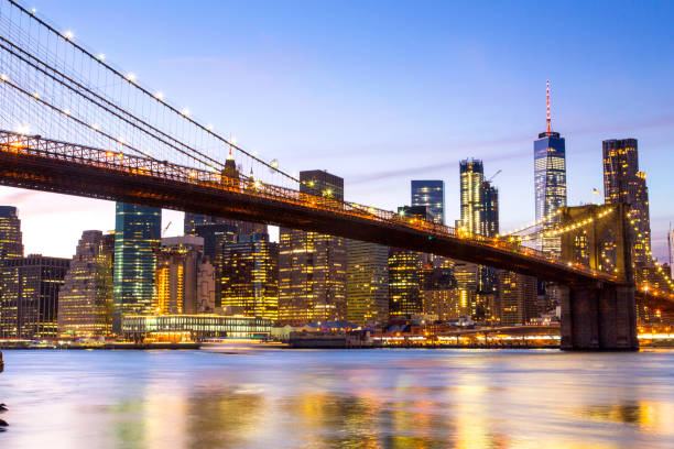 istock New York, Lower Manhattan skyline with Brooklyn Bridge 956845198