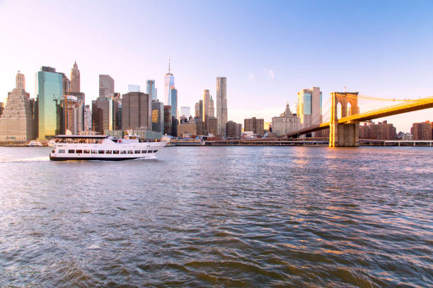 istock New York, Lower Manhattan skyline with Brooklyn Bridge 956845240