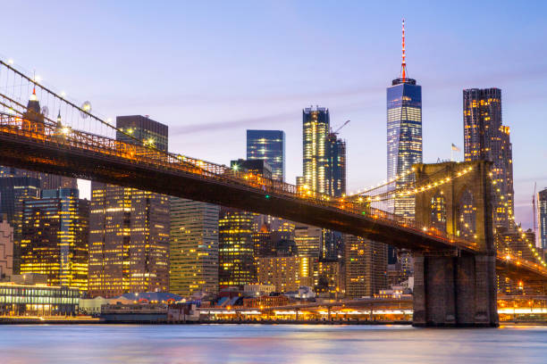 istock New York, Lower Manhattan skyline with Brooklyn Bridge 956845274