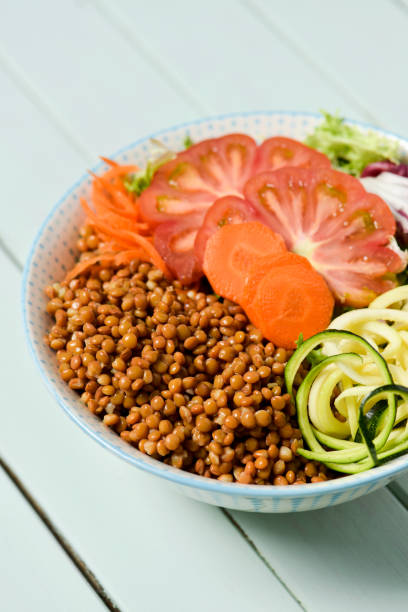 istock buddha bowl on a pale green table 956853900