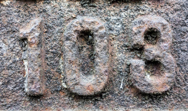 istock Written Wording in Distressed State Typography Found Number 103 One Hundred and Three 956864330