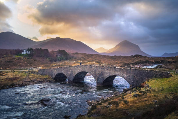 istock scotland old brick bridge at colorful sunset 956866608