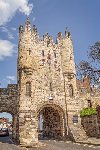 Ornate and historic gateway into the city of York.