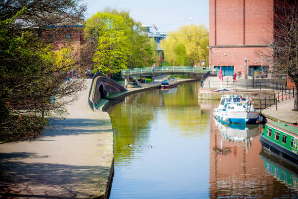 istock Buildings and canals in Nottingham, England 956869680