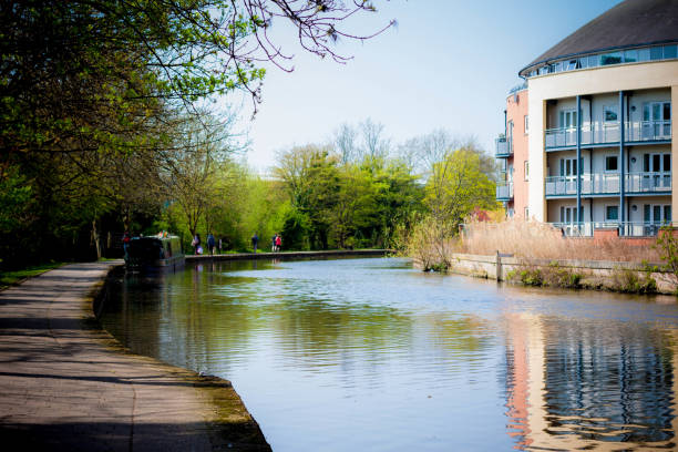 istock Buildings and canals in Nottingham, England 956869852