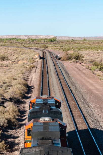 istock Freight Train in Arizona Landscape 956870370