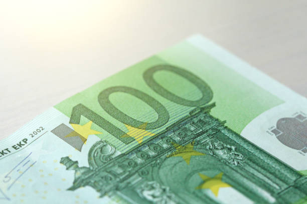 istock One Hundred Euro With One Note. 100 Euro 956874108