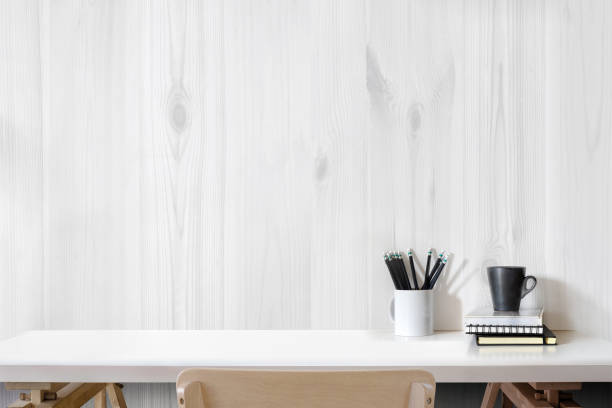 istock modern young room interior desk with mock up and copy space. 956878010