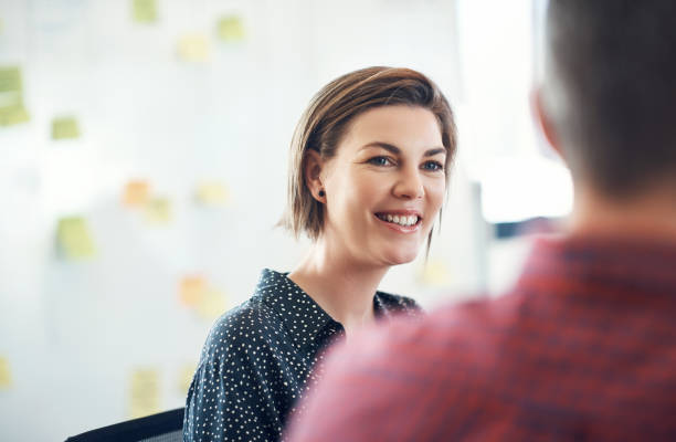 Nothing makes her smile like a productive meeting