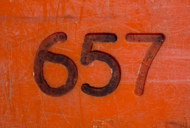 istock Written Wording in Distressed State Typography Found Number 657 956885792