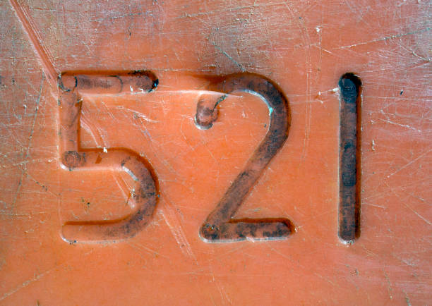 istock Written Wording in Distressed State Typography Found Number 521 956886610