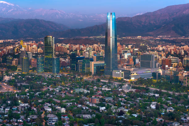 istock Panoramic view of Santiago de Chile 956891986