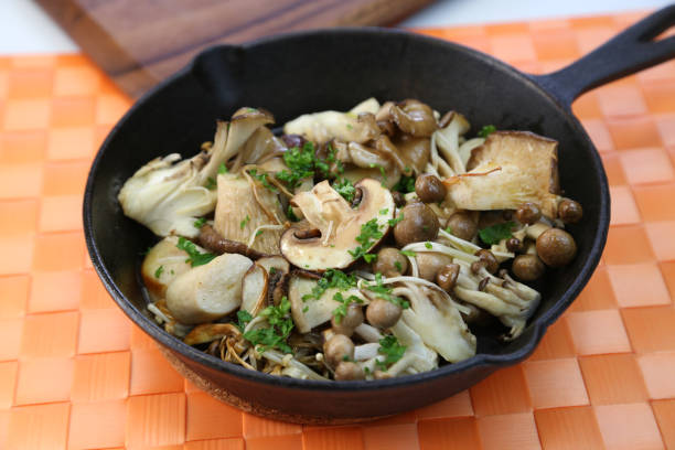 istock Butter saute of various mushrooms 956894460