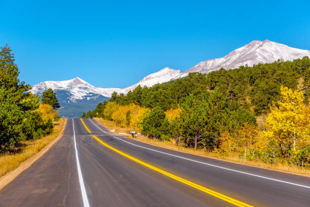 istock Highway at autumn in Colorado, USA. 956897092