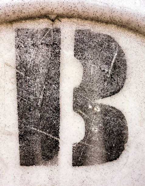 istock Written Wording in Distressed State Typography Found Letter B 956900792