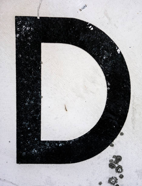 istock Written Wording in Distressed State Typography Found Letter D 956905542