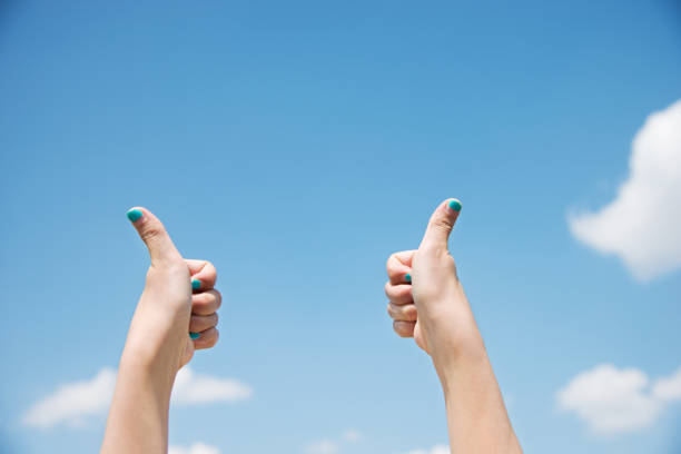 istock Thumbs up in the sky 956907640